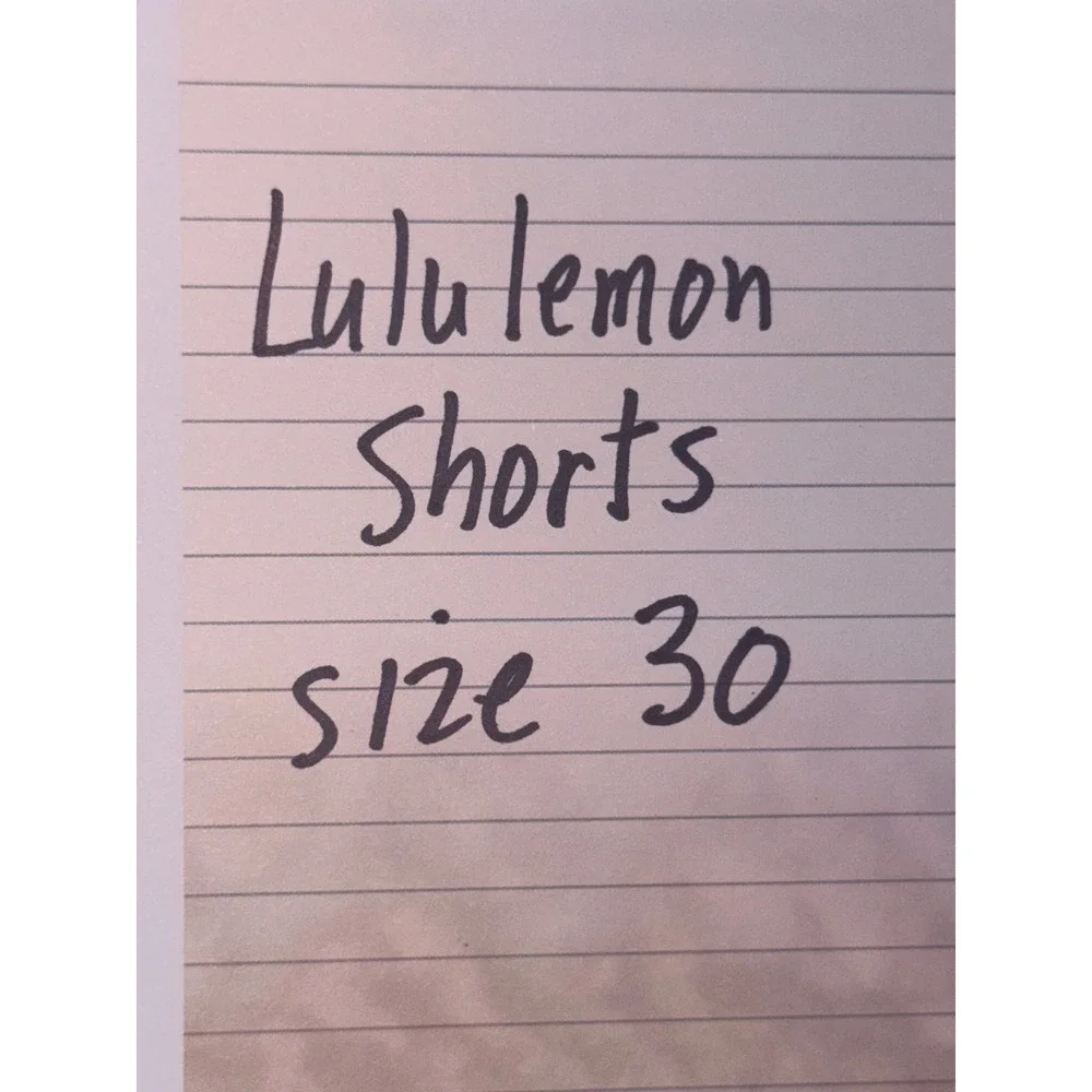 Lululemon Mens Size 30 Tie Dye Athletic Training Shorts Orange Brown